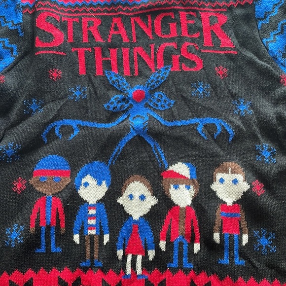 Stranger Things Sweater. Size Medium. - Picture 4 of 6